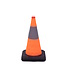 Ri-Traffic Cono de tráfico plegable de 50 cm con base reforzada