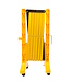 Ri-Traffic Barrière extensible en plastique - noir/jaune