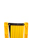 Ri-Traffic Barrière extensible en plastique - noir/jaune