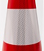 CONEX Cono de tráfico CROW de 75 cm con bandas reflectantes de alta visibilidad