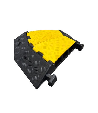 MAX Passe câble - pièce d'angle - 3 canaux