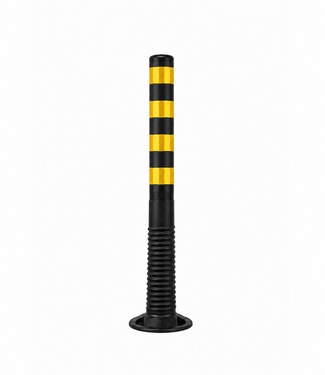 FLEXGUARD Flexible post 100 cm - Black/yellow
