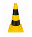CONEX Verkeerskegel geel/zwart 50 cm