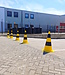 CONEX Verkeerskegel geel/zwart 75 cm PVC