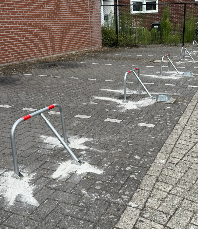 Ri-Traffic Arceaux de parking rabattable avec cadenas