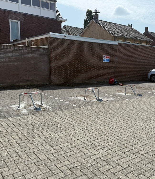 Ri-Traffic Arceaux de parking rabattable avec cadenas