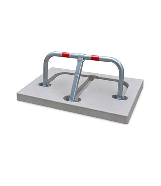 Ri-Traffic Barrière de parking sur socle béton