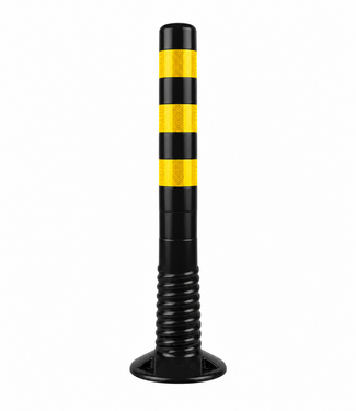FLEXGUARD Flexible Traffic Post Black/Yellow 75 cm
