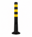 FLEXGUARD flexibele afzetpaal 75 cm – zwart met 3 reflecterende gele banden