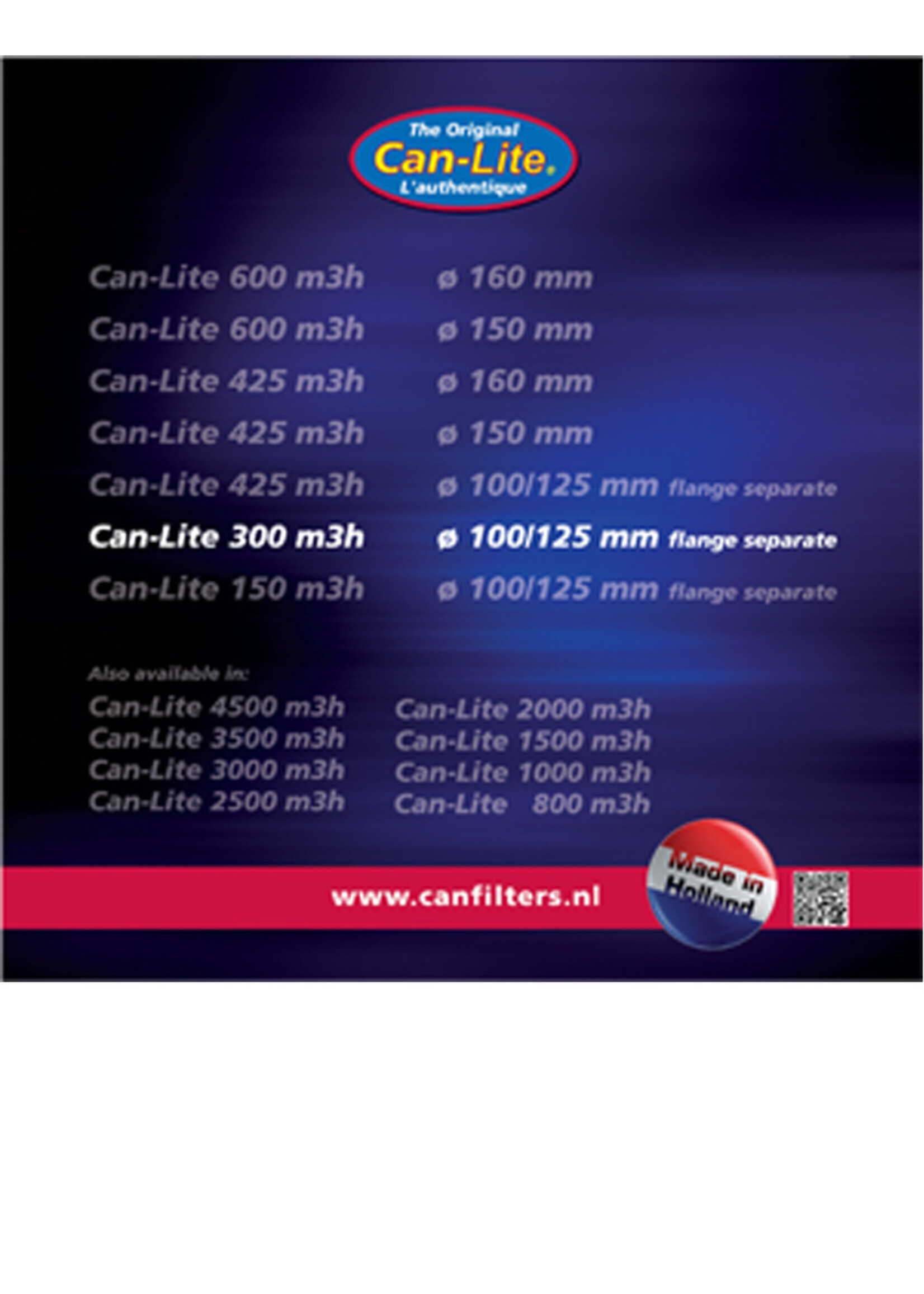 CAN CAN LITE FILTER 300PL