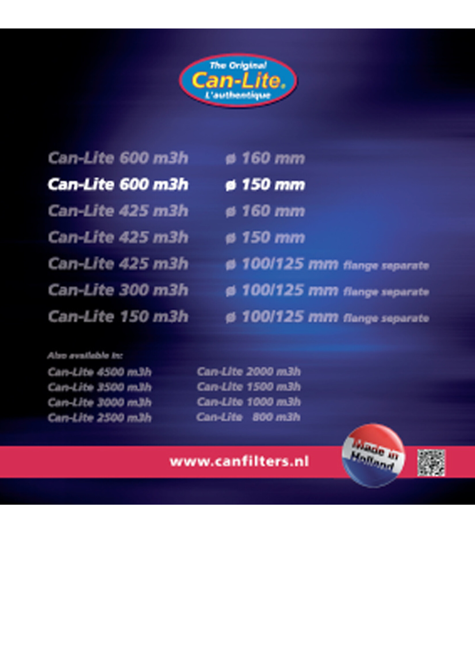 CAN CAN LITE FILTER 600