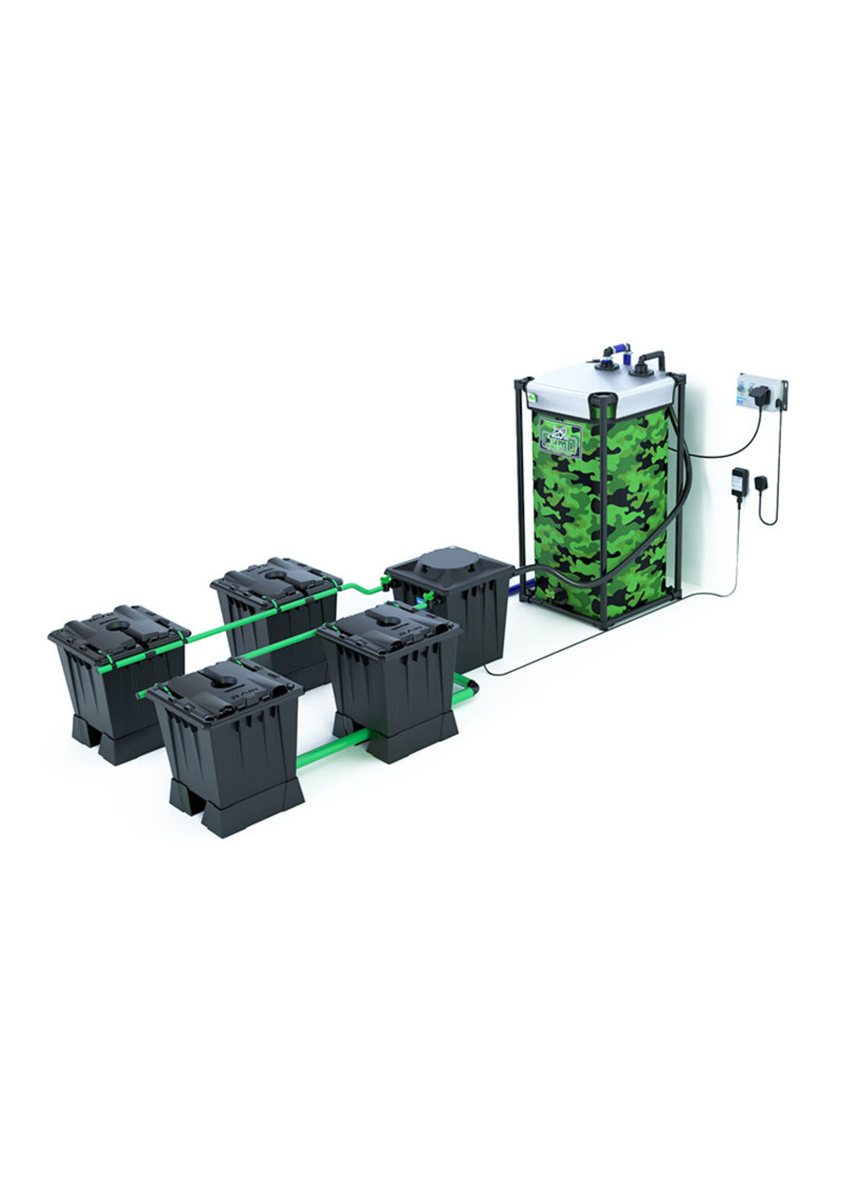 ALIEN HYDROPONICS ALIEN RAIN BLACK SERIES 15L 4 POT SYSTEM