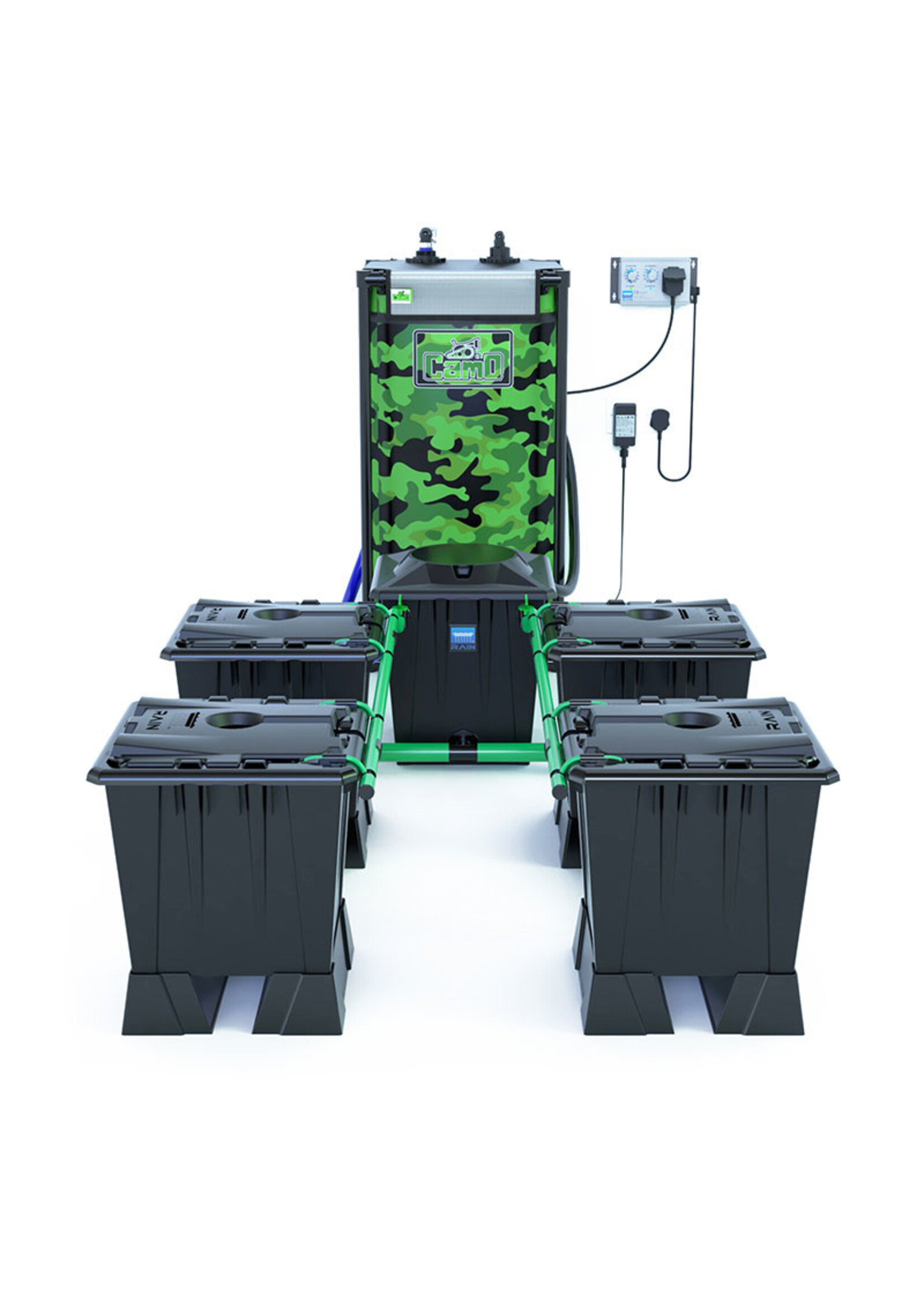 ALIEN HYDROPONICS ALIEN RAIN BLACK SERIES 15L 4 POT SYSTEM