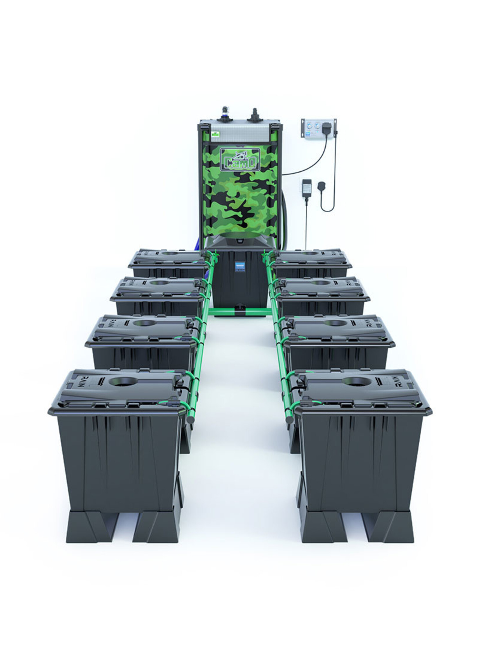 ALIEN HYDROPONICS ALIEN RAIN BLACK SERIES 15L 8 POT SYSTEM