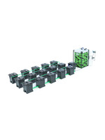 ALIEN HYDROPONICS ALIEN RAIN BLACK SERIES 15L 15 POT SYSTEM