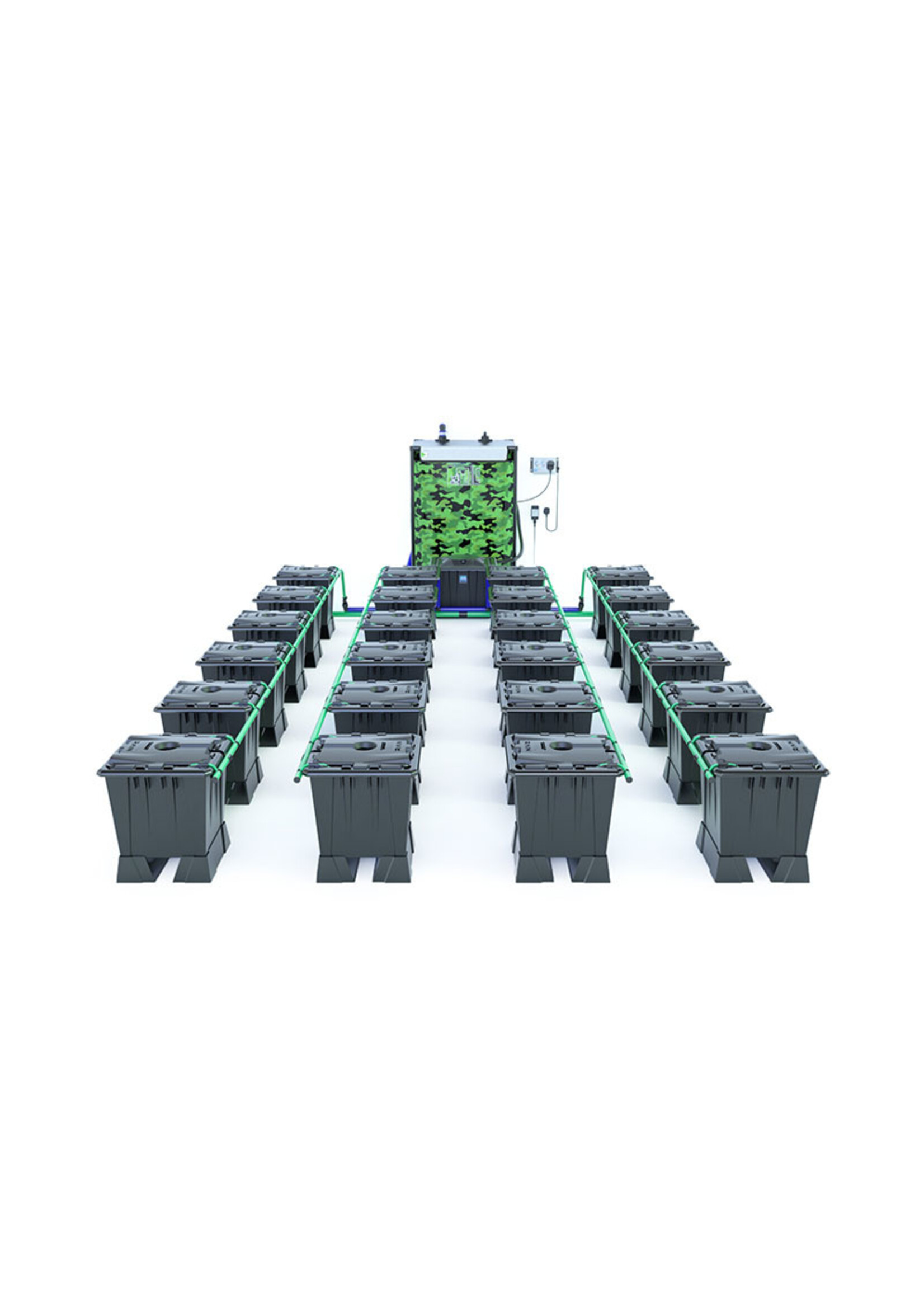 ALIEN HYDROPONICS ALIEN RAIN BLACK SERIES 15L 24 POT SYSTEM
