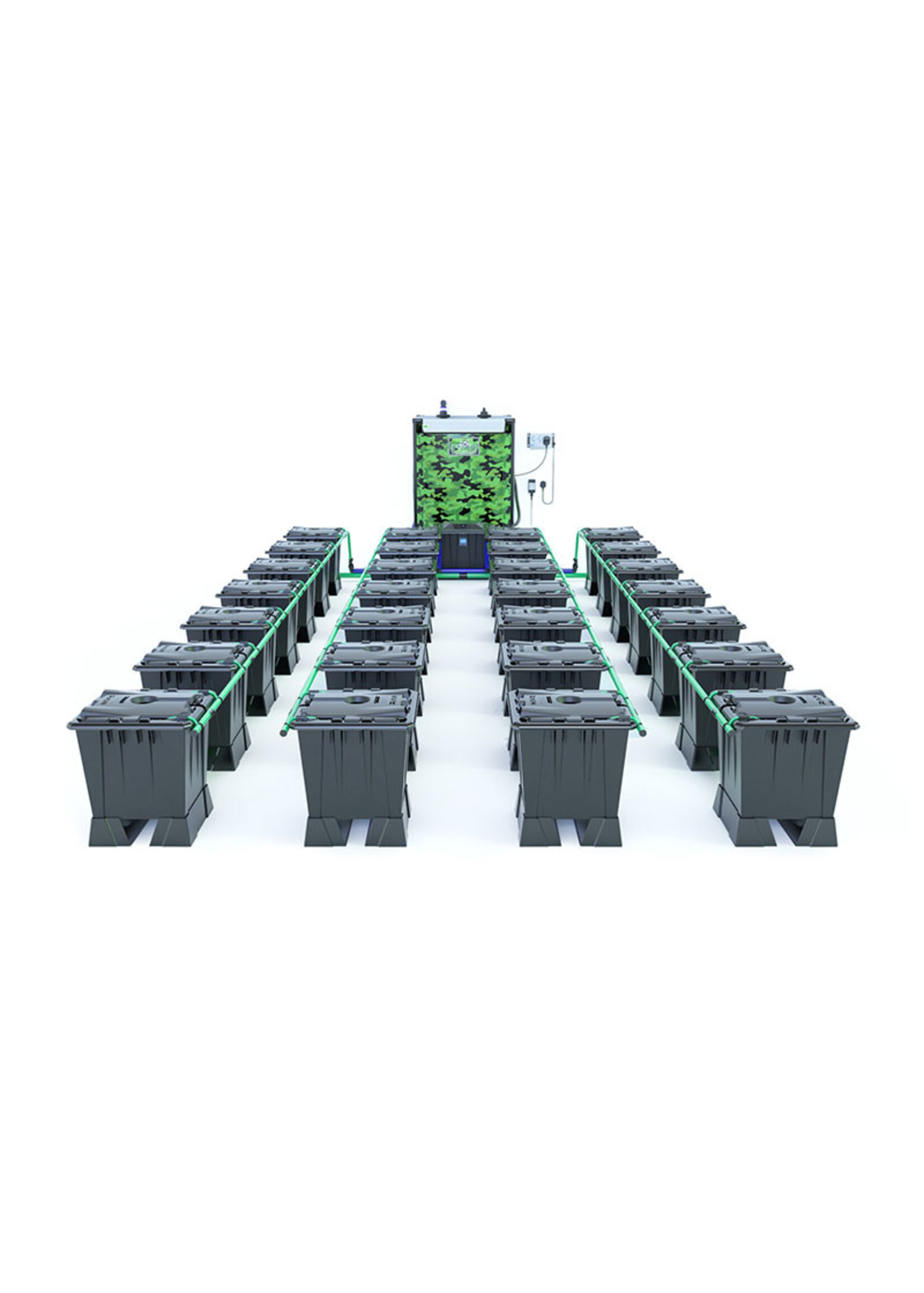 ALIEN HYDROPONICS ALIEN RAIN BLACK SERIES 15L 28 POT SYSTEM
