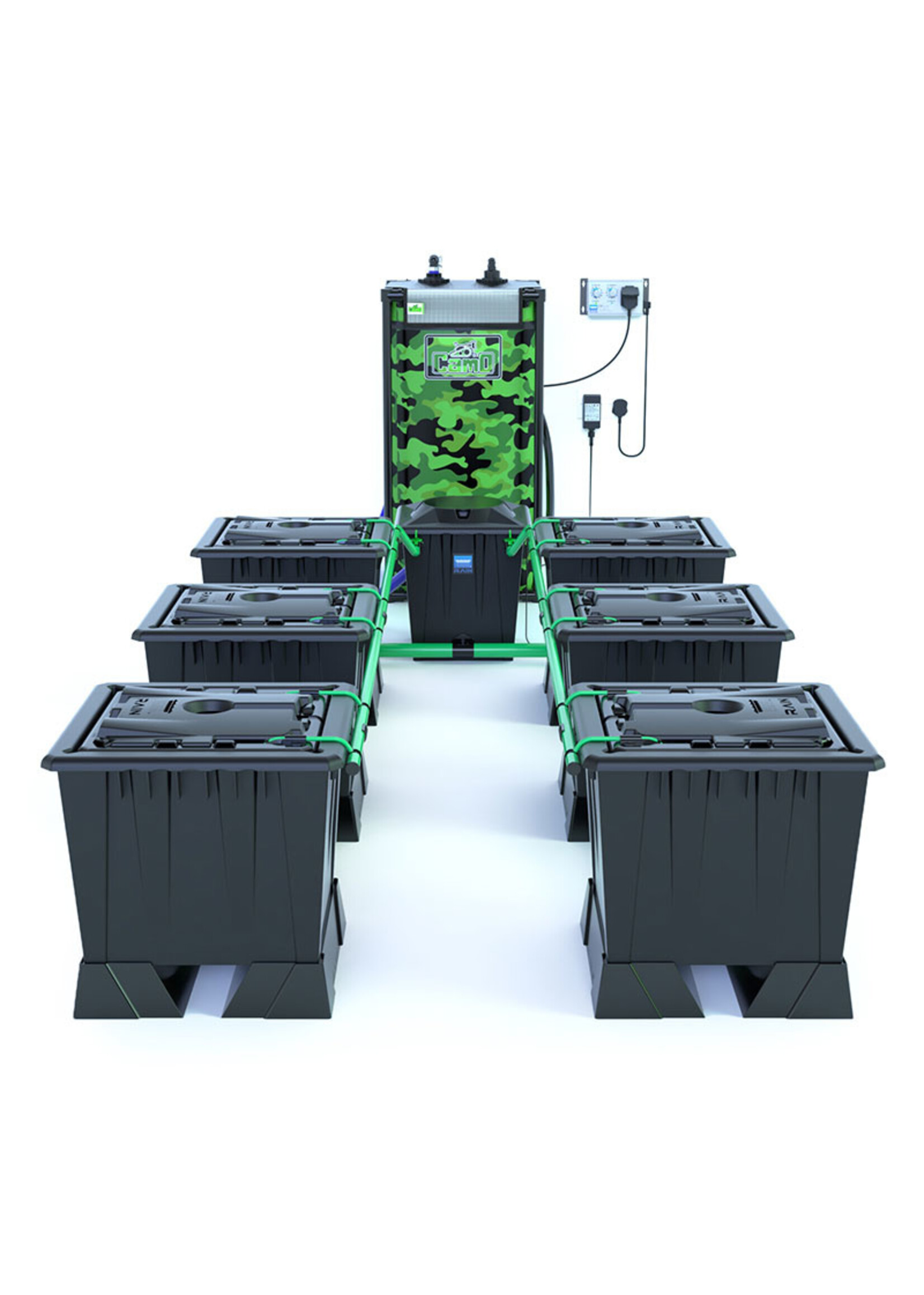 ALIEN HYDROPONICS ALIEN RAIN BLACK SERIES 30L 6 POT SYSTEM