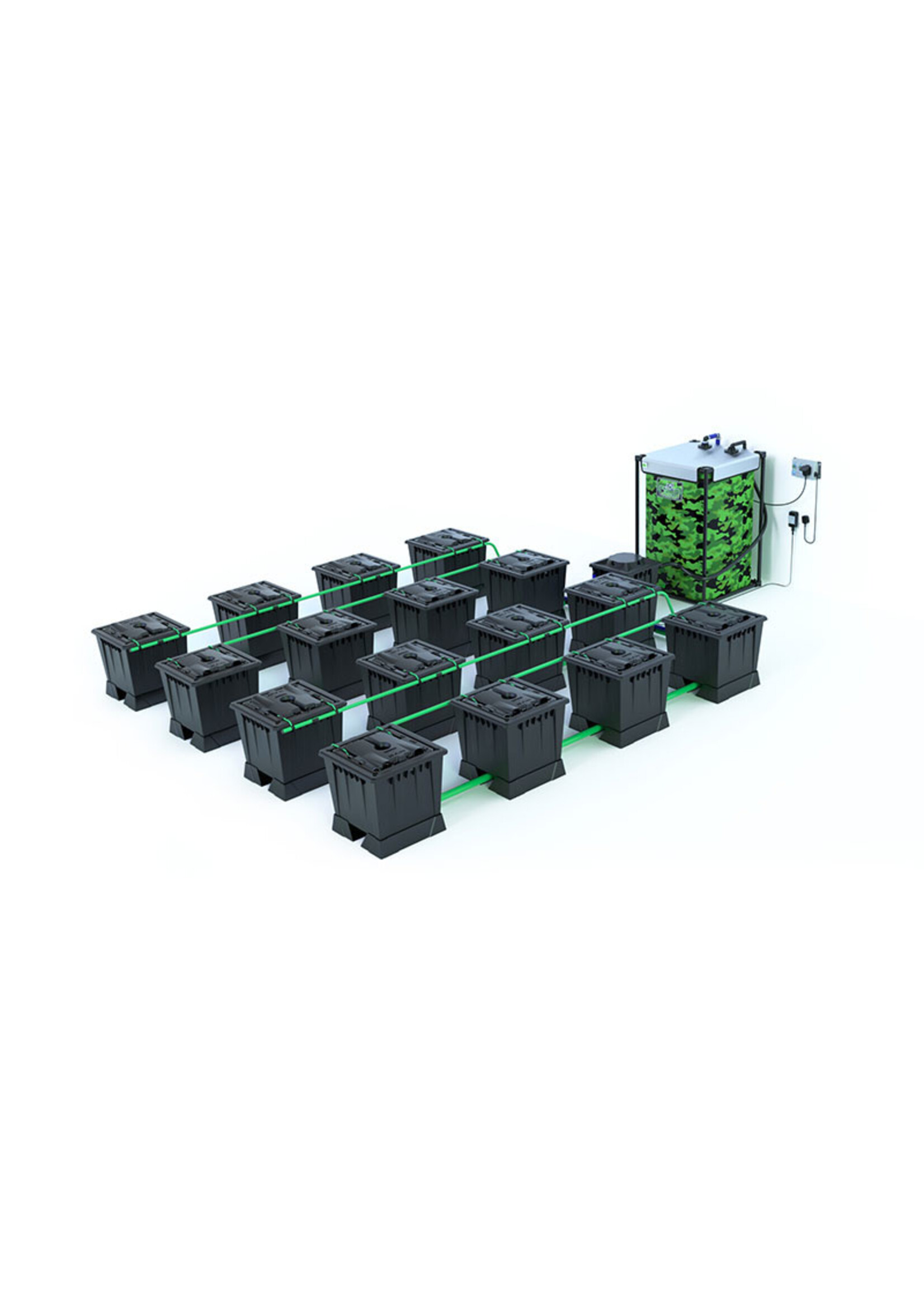 ALIEN HYDROPONICS ALIEN RAIN BLACK SERIES 30L 16 POT SYSTEM