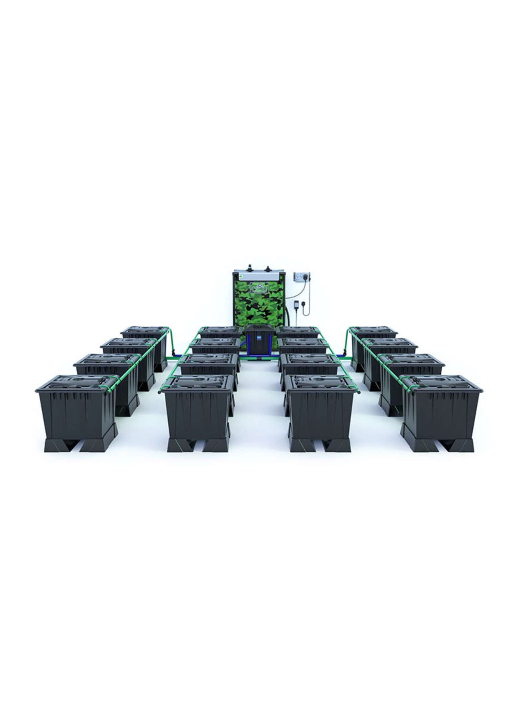 ALIEN HYDROPONICS ALIEN RAIN BLACK SERIES 30L 16 POT SYSTEM