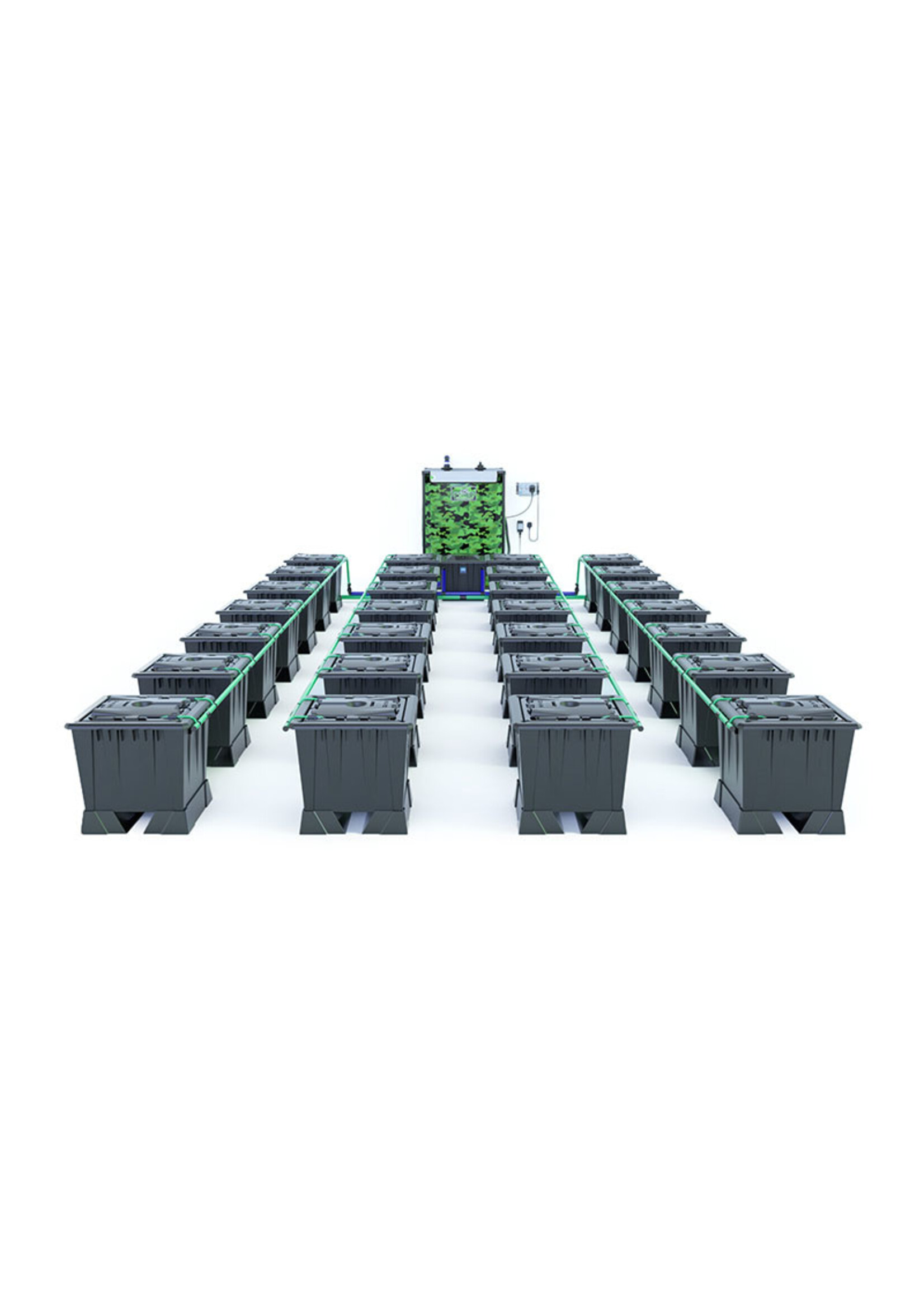ALIEN HYDROPONICS ALIEN RAIN BLACK SERIES 30L 28 POT SYSTEM