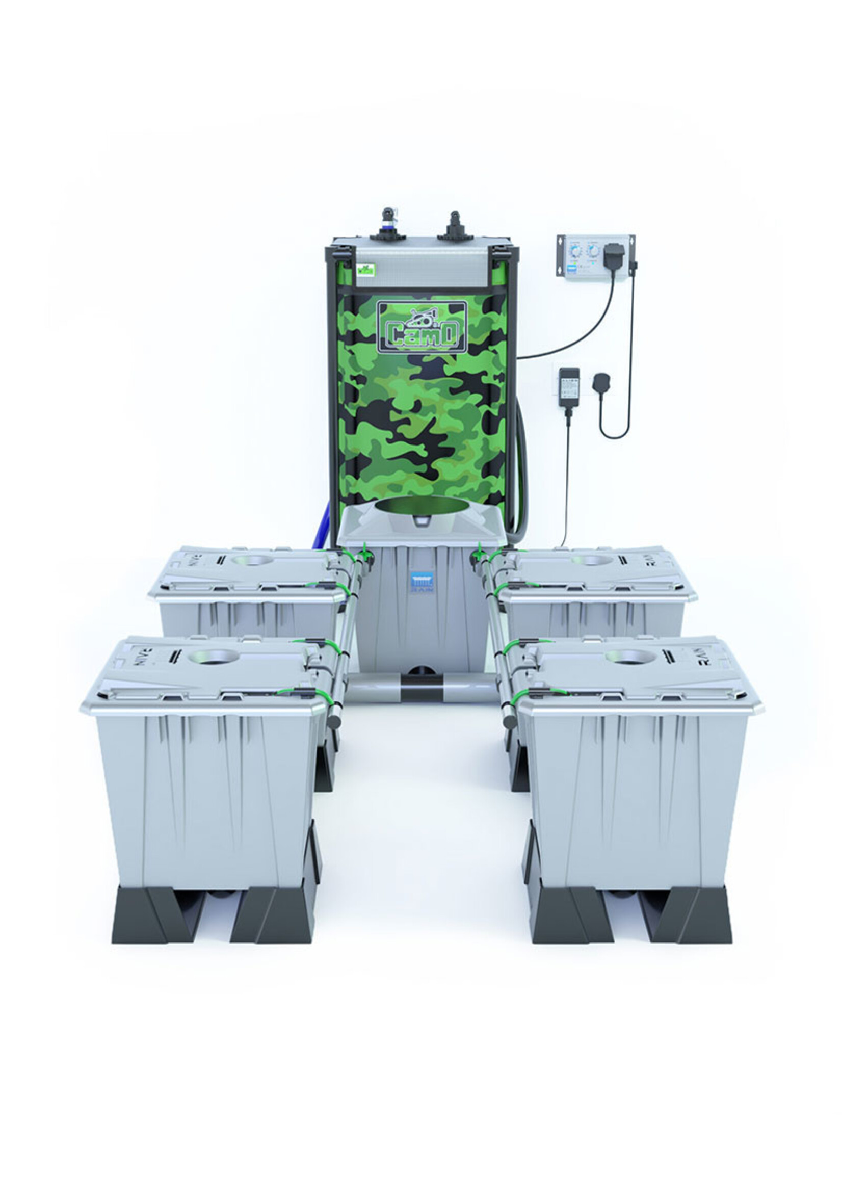 ALIEN HYDROPONICS ALIEN RAIN SILVER SERIES 15L 4 POT SYSTEM