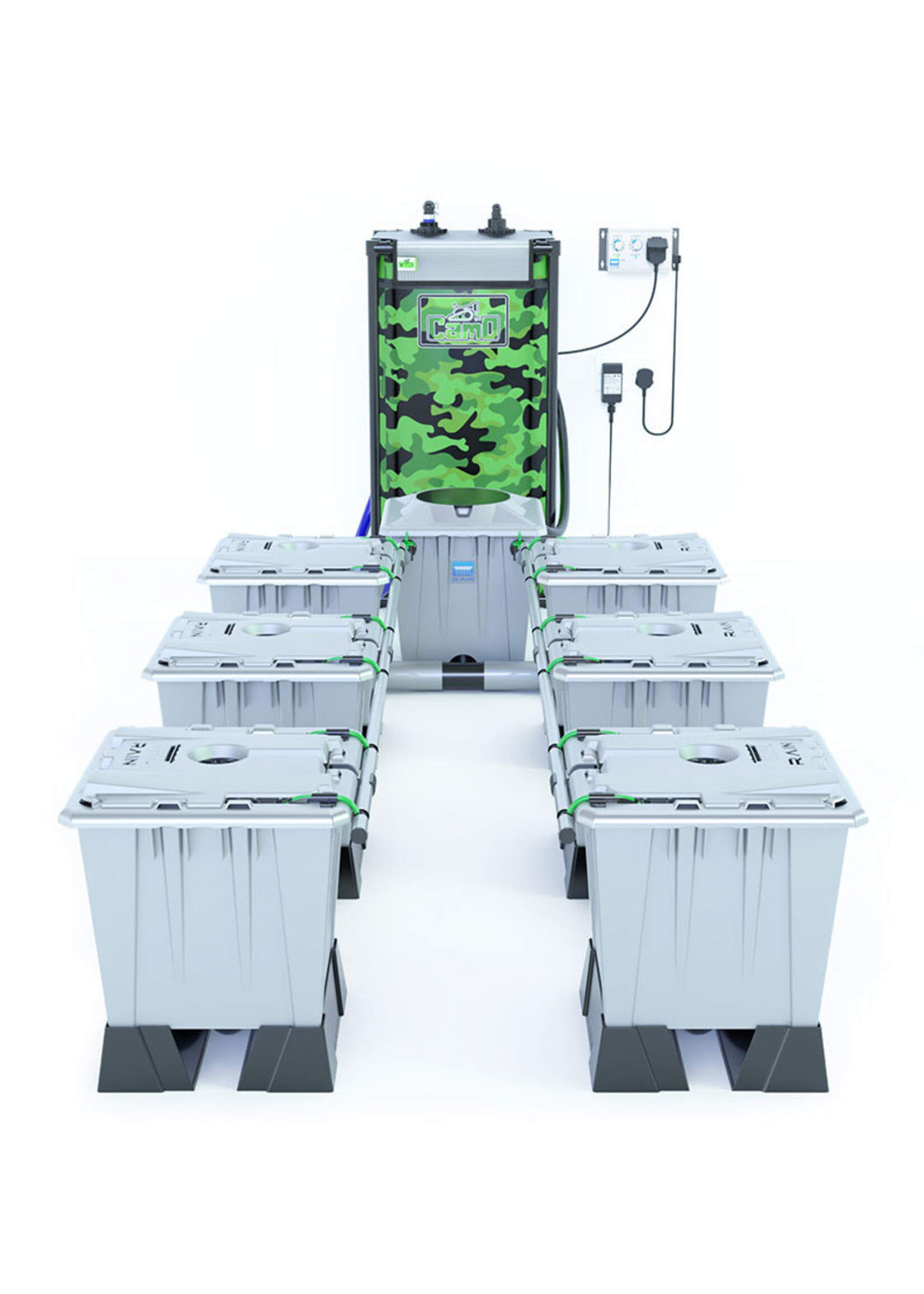 ALIEN HYDROPONICS ALIEN RAIN SILVER SERIES 15L 6 POT SYSTEM