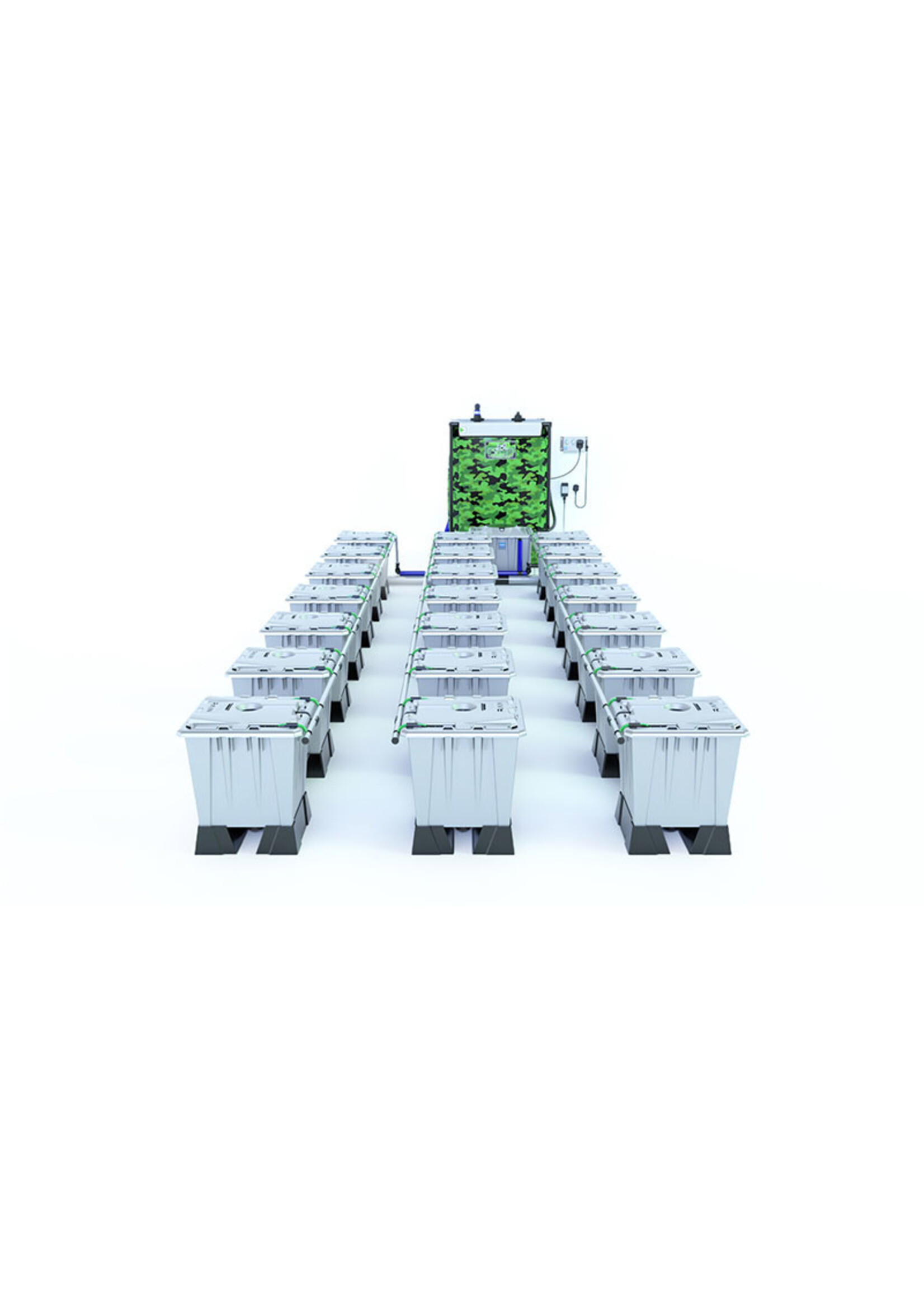 ALIEN HYDROPONICS ALIEN RAIN SILVER SERIES 15L 21 POT SYSTEM