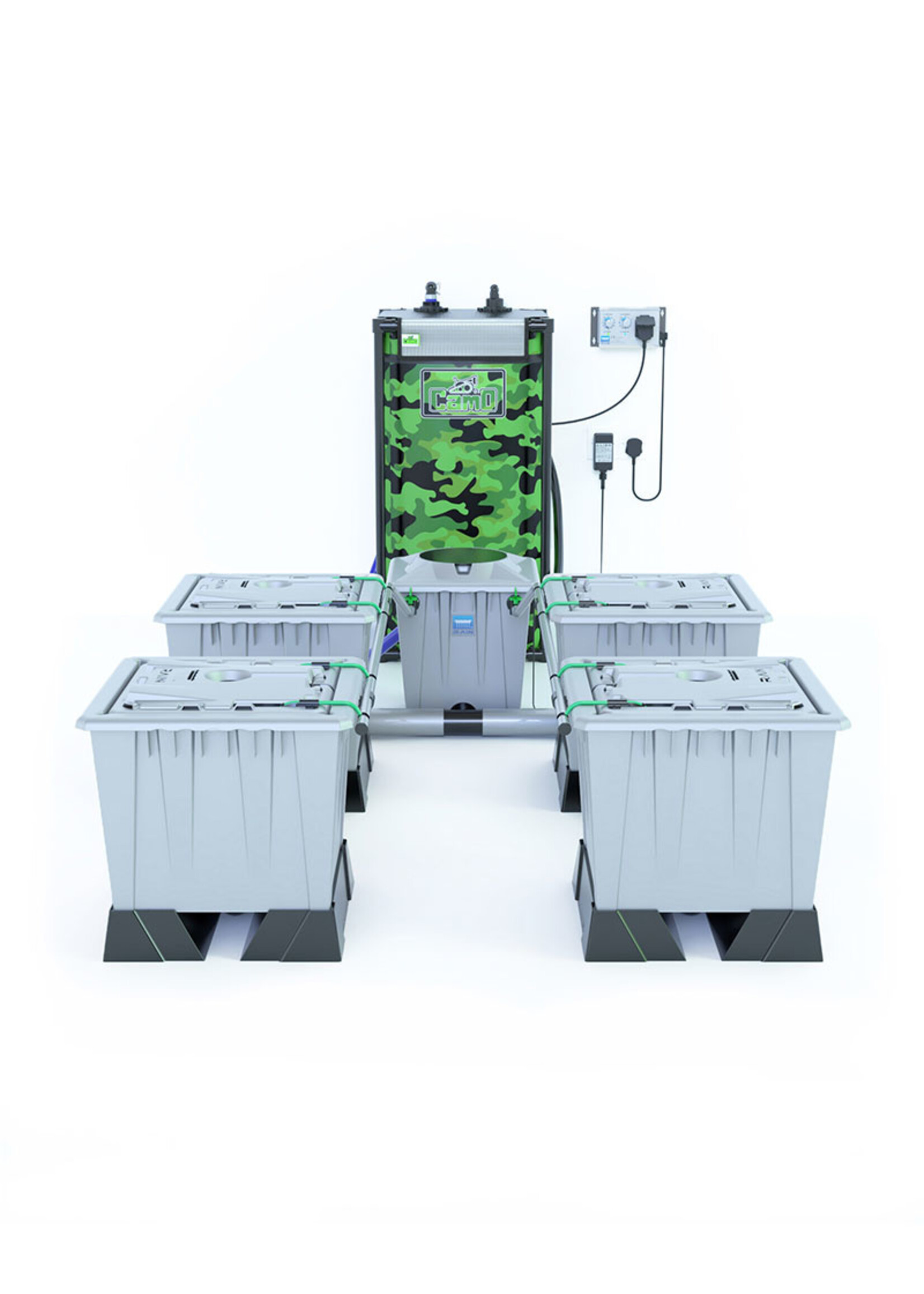 ALIEN HYDROPONICS ALIEN RAIN SILVER SERIES 30L 4 POT SYSTEM