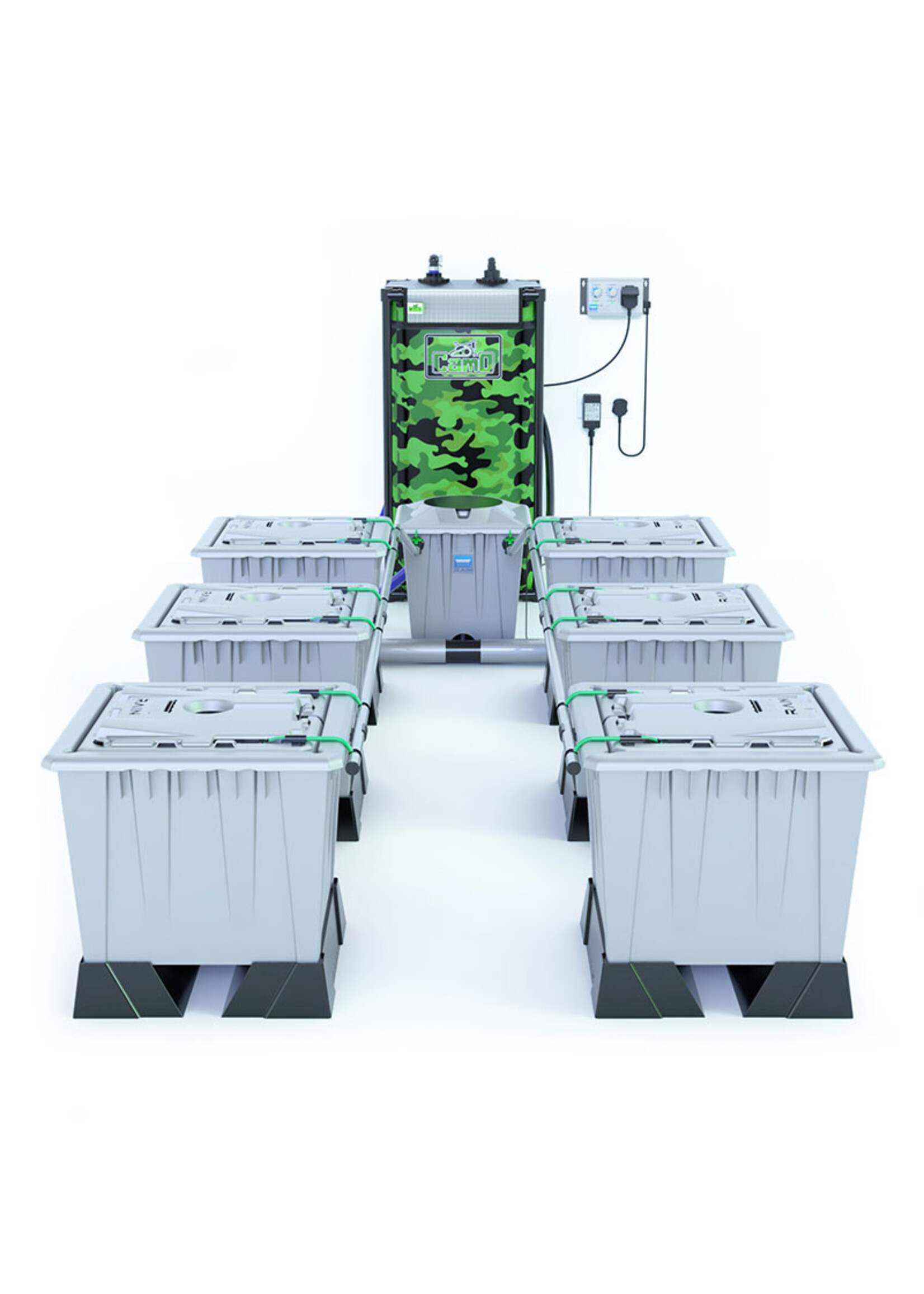 ALIEN HYDROPONICS ALIEN RAIN SILVER SERIES 30L 6 POT SYSTEM