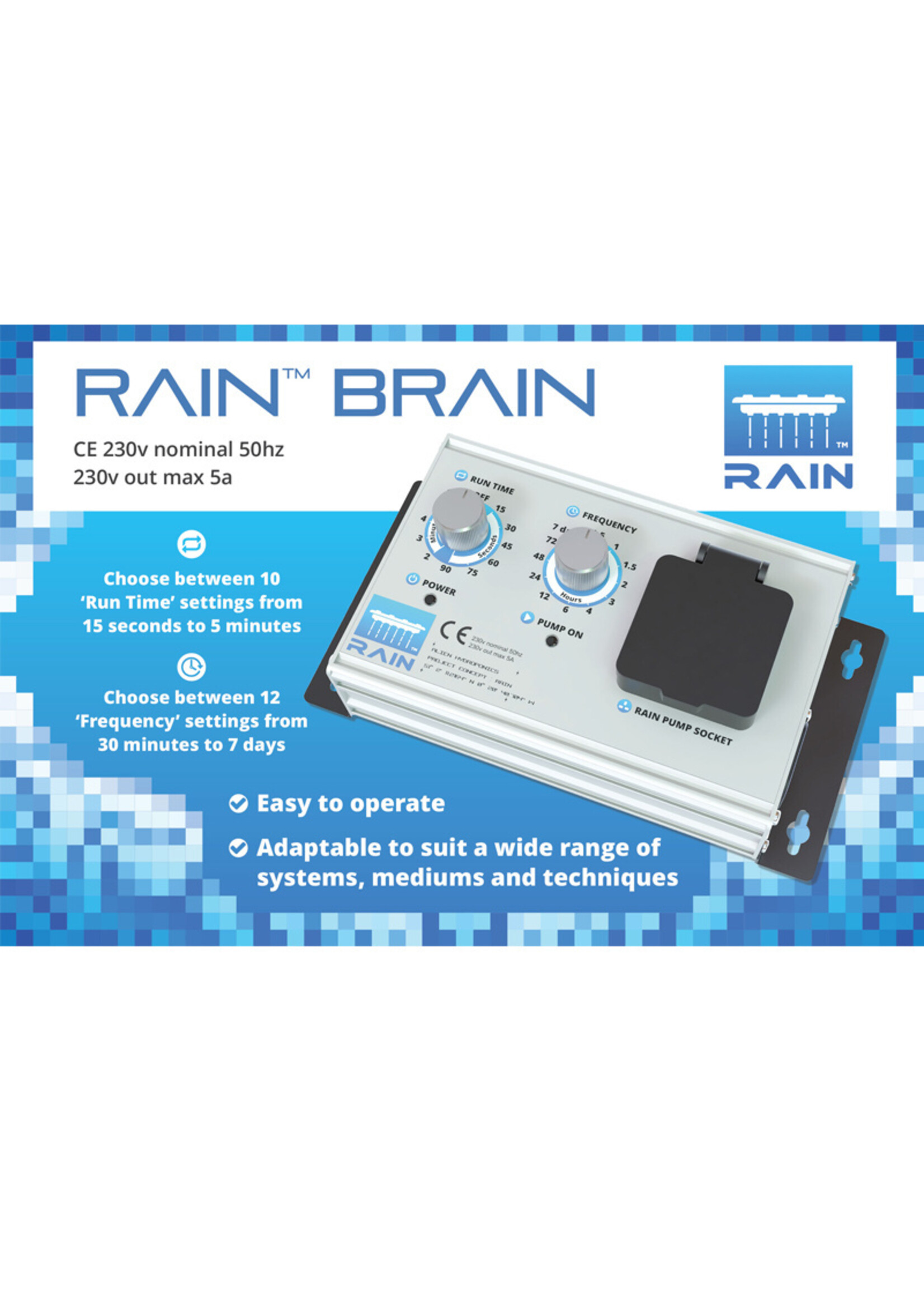 ALIEN HYDROPONICS ALIEN RAIN SILVER SERIES 30L 8 POT SYSTEM