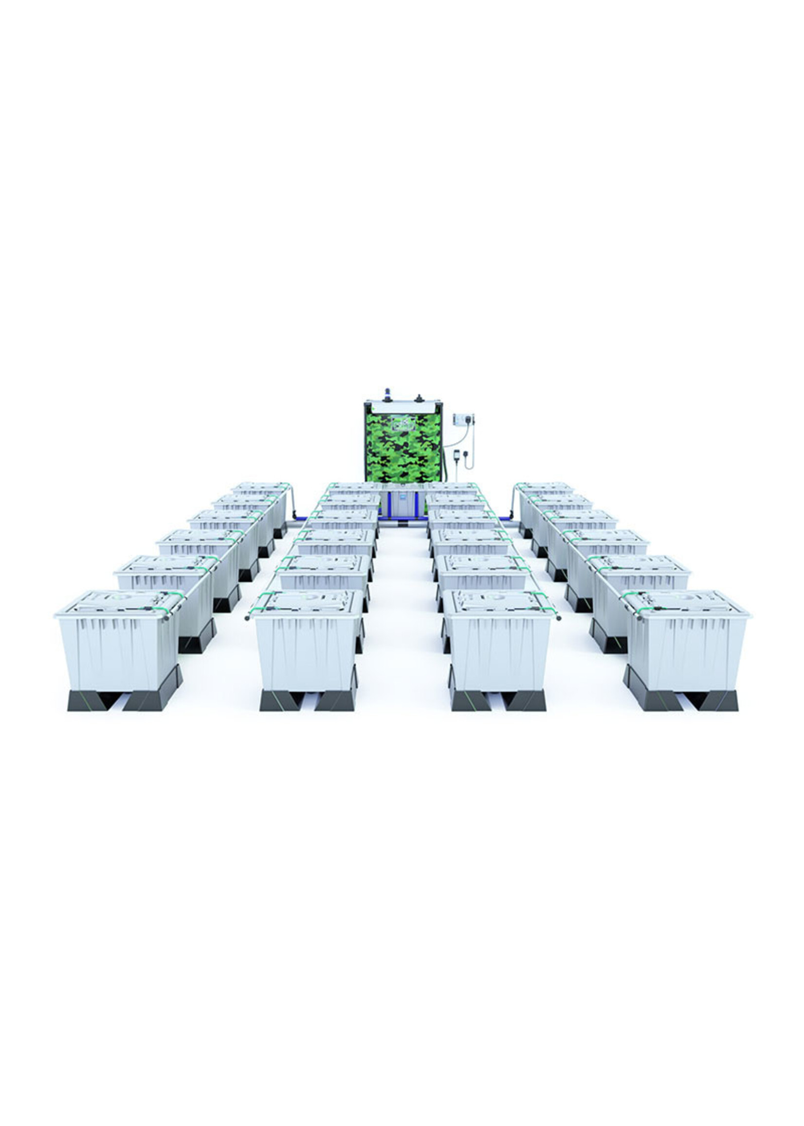 ALIEN HYDROPONICS ALIEN RAIN SILVER SERIES 30L 24 POT SYSTEM