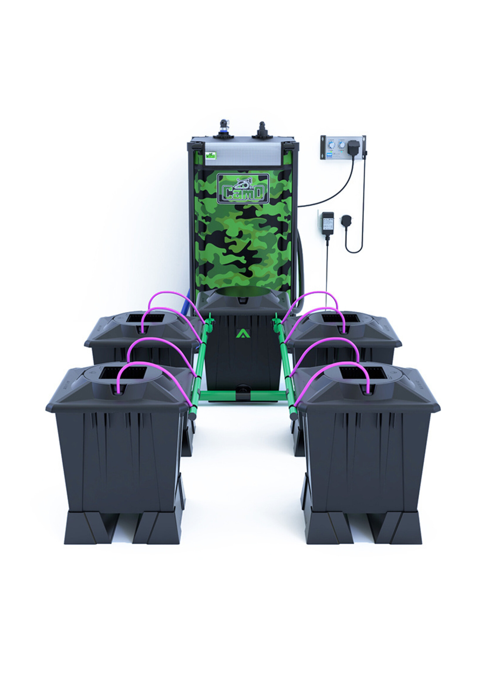 ALIEN HYDROPONICS ALIEN AERO BLACK SERIES 15L  4 POT SYSTEM