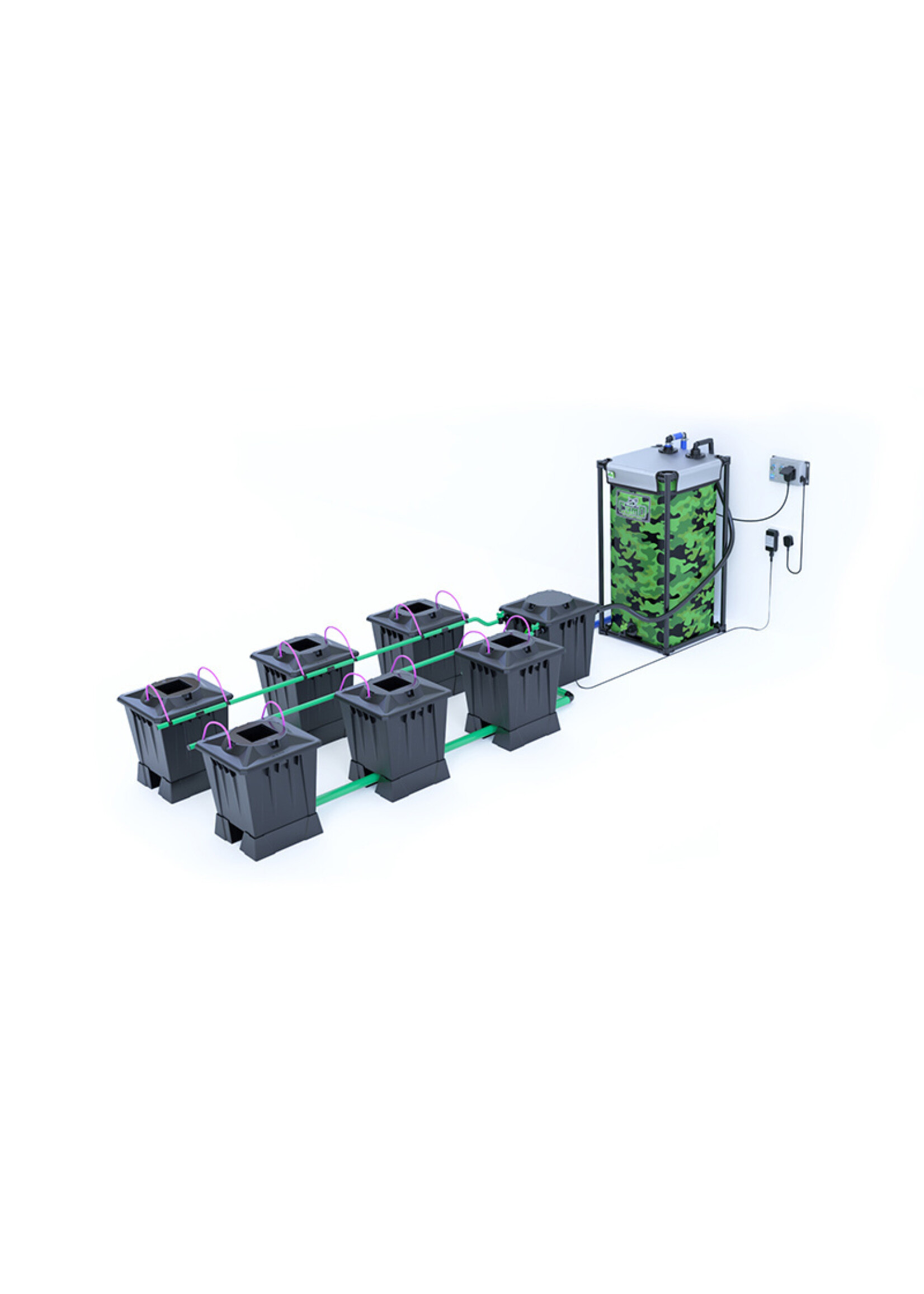 ALIEN HYDROPONICS ALIEN AERO BLACK SERIES 15L  6 POT SYSTEM