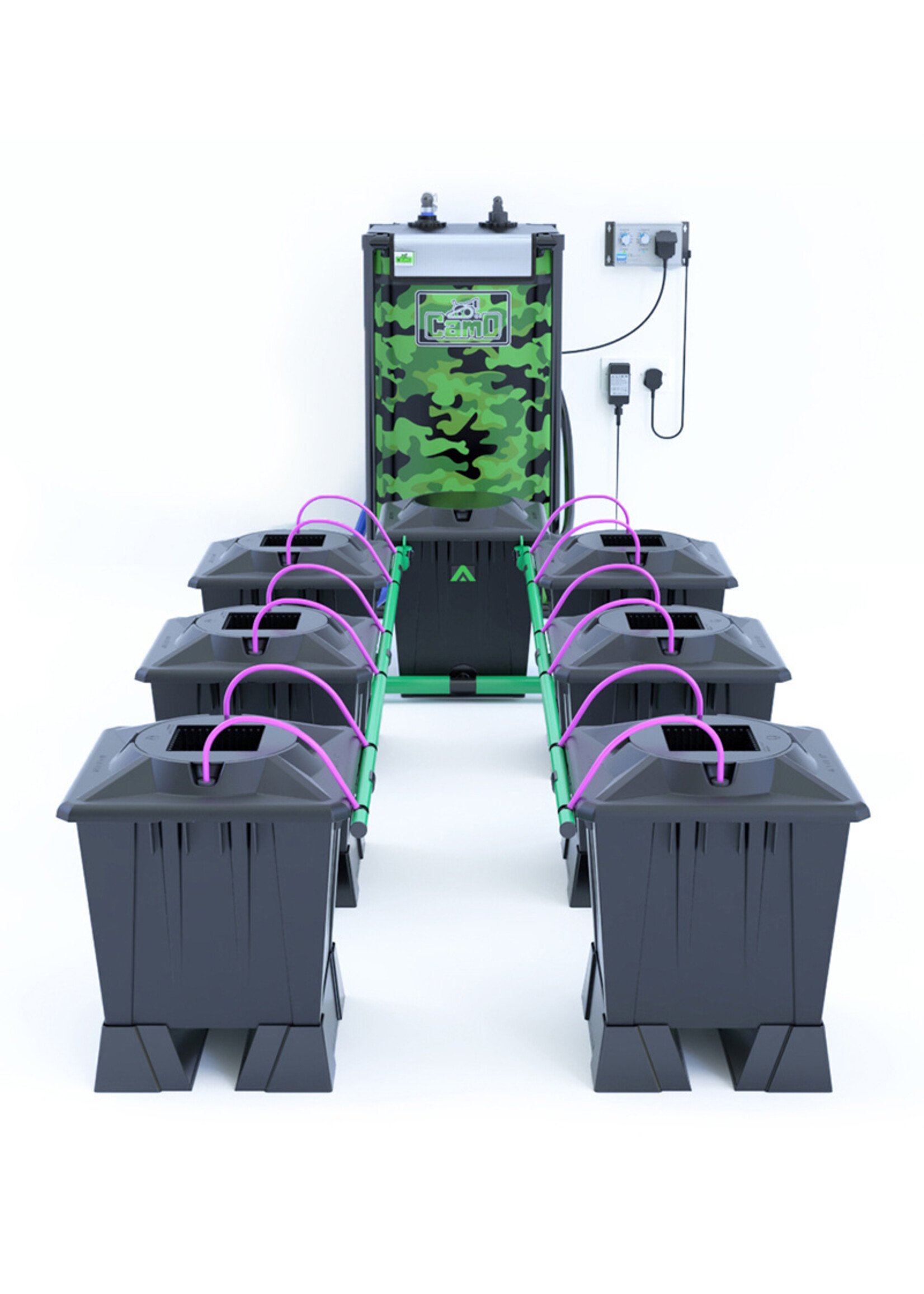 ALIEN HYDROPONICS ALIEN AERO BLACK SERIES 15L  6 POT SYSTEM