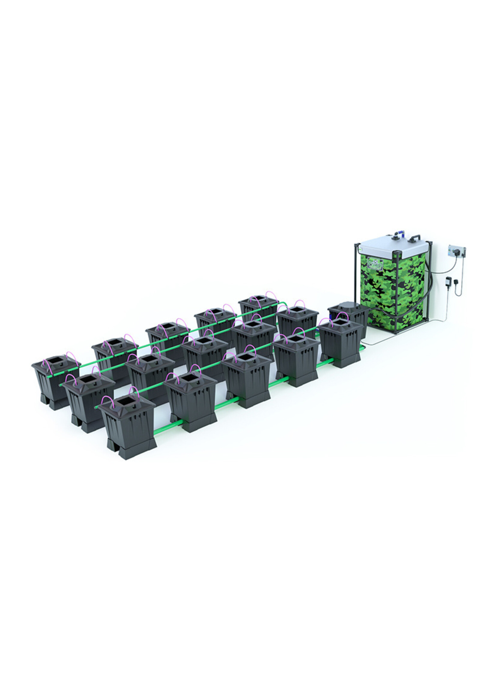 ALIEN HYDROPONICS ALIEN AERO BLACK SERIES 15L  15 POT SYSTEM