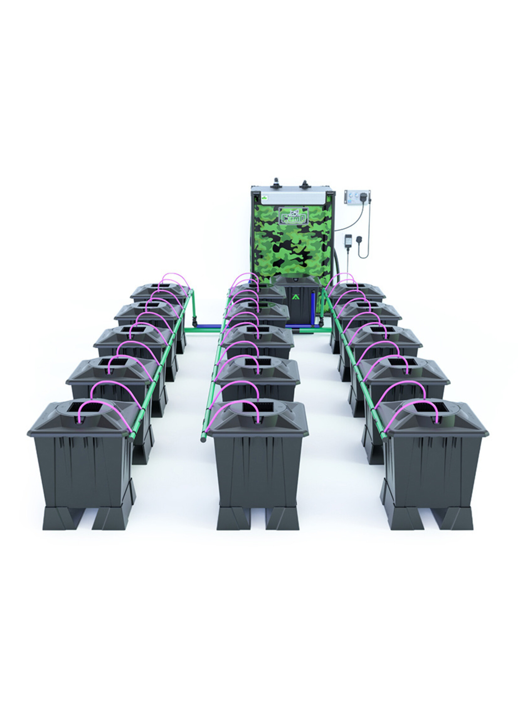 ALIEN HYDROPONICS ALIEN AERO BLACK SERIES 15L  15 POT SYSTEM