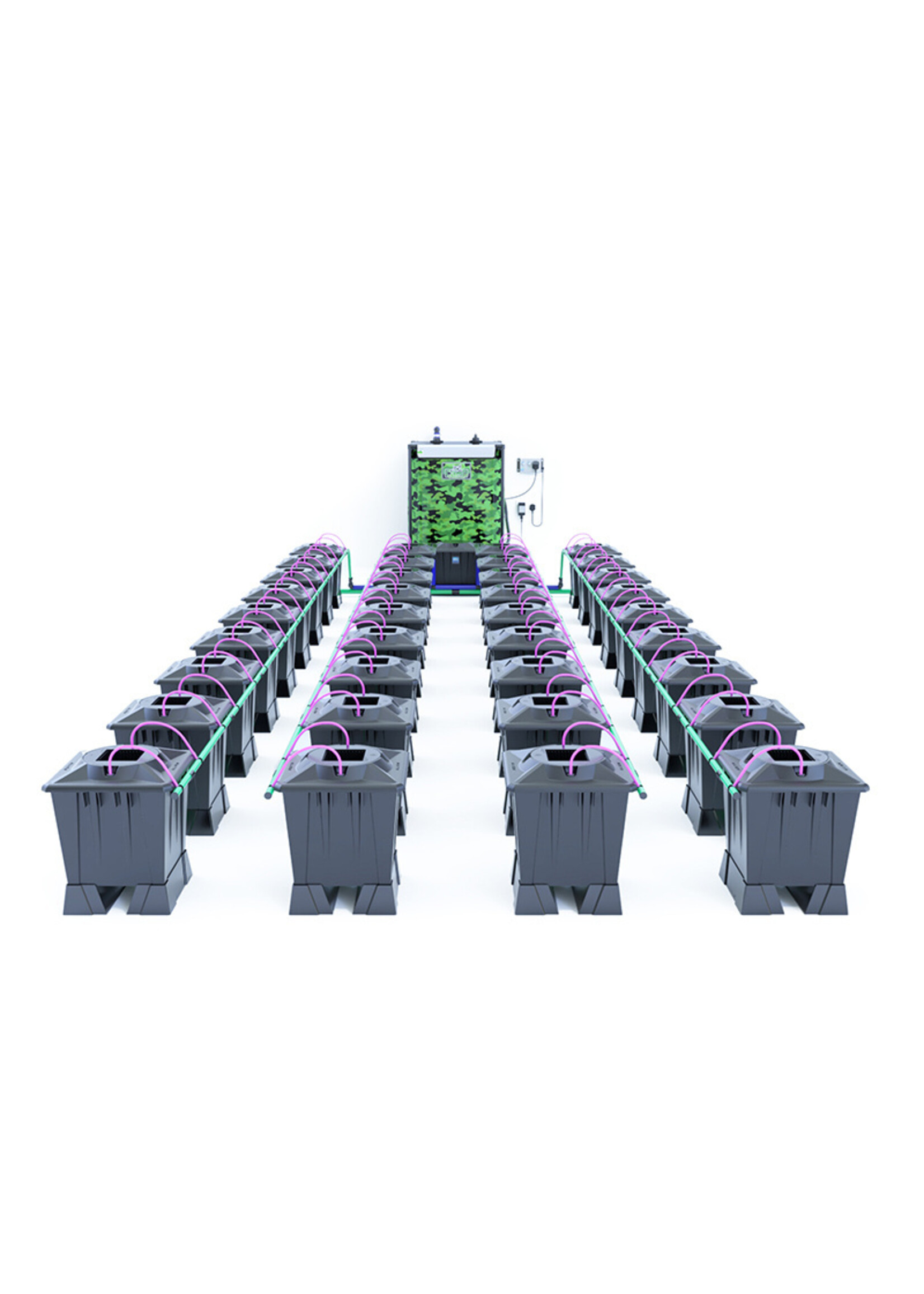 ALIEN HYDROPONICS ALIEN AERO BLACK SERIES 15L  36 POT SYSTEM