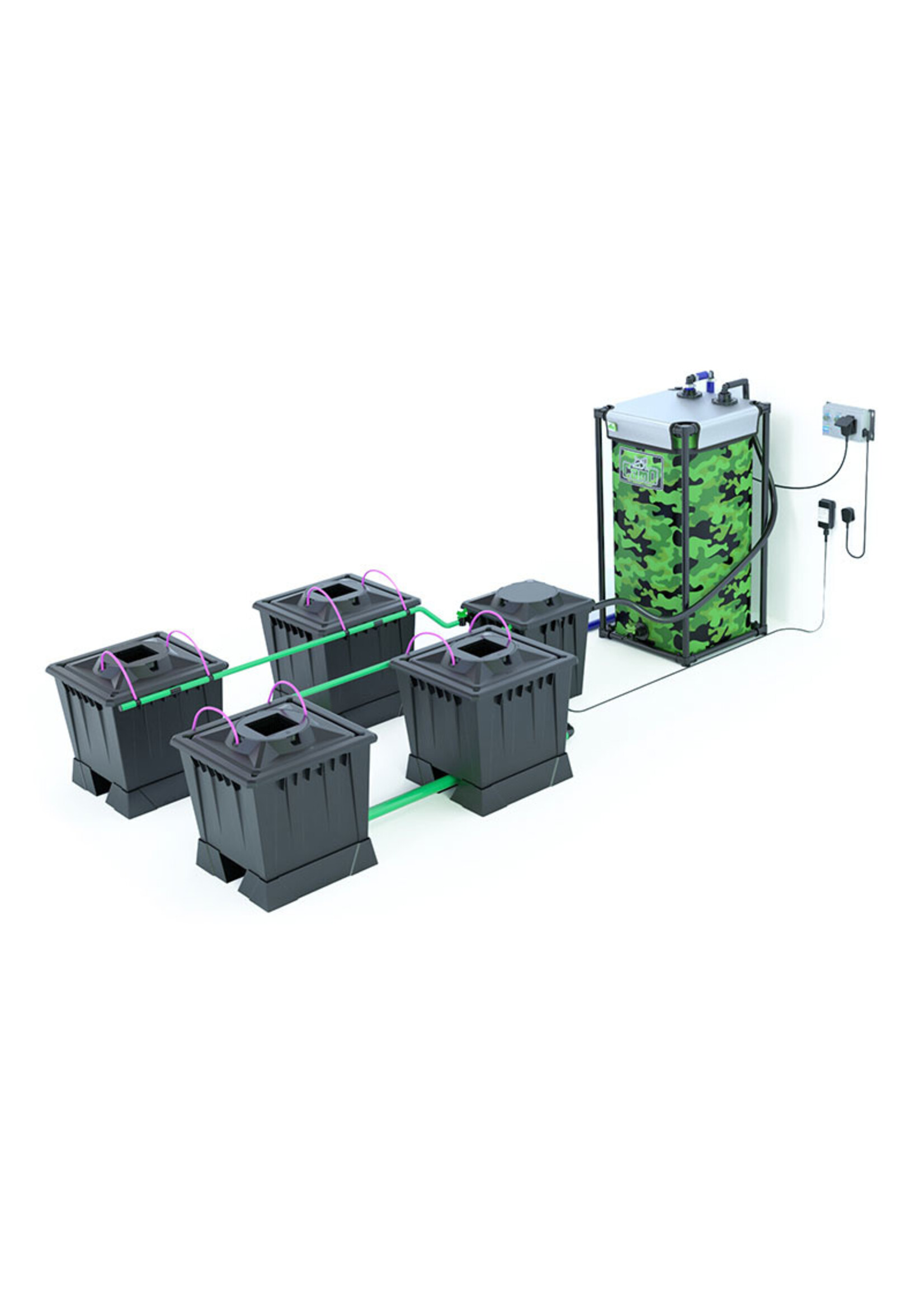 ALIEN HYDROPONICS ALIEN AERO BLACK SERIES 30L  4 POT SYSTEM