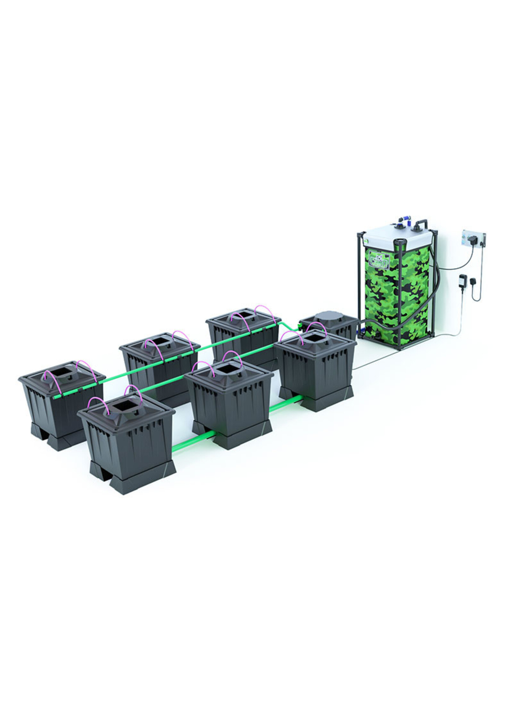 ALIEN HYDROPONICS ALIEN AERO BLACK SERIES 30L  6 POT SYSTEM