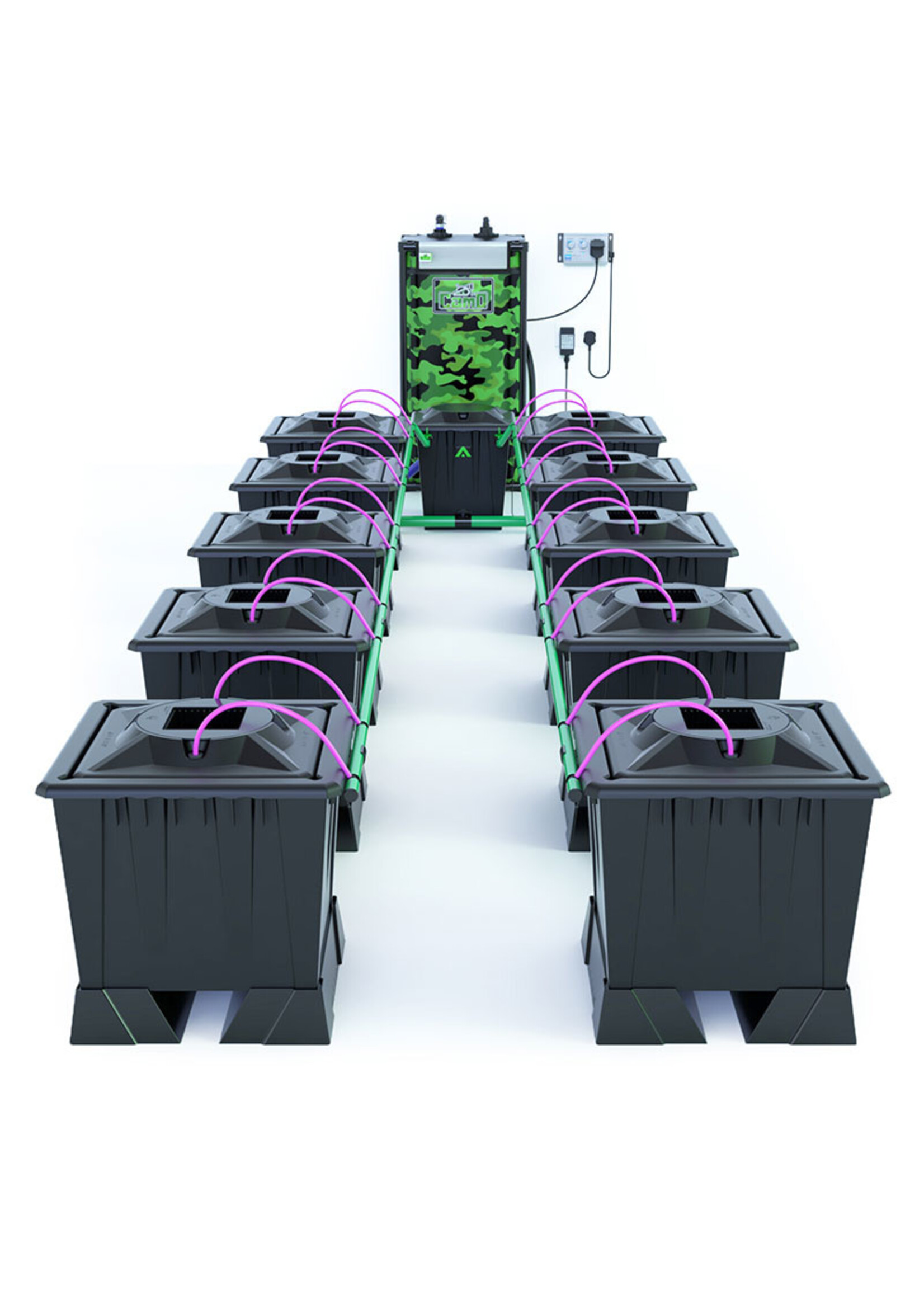 ALIEN HYDROPONICS ALIEN AERO BLACK SERIES 30L  10 POT SYSTEM