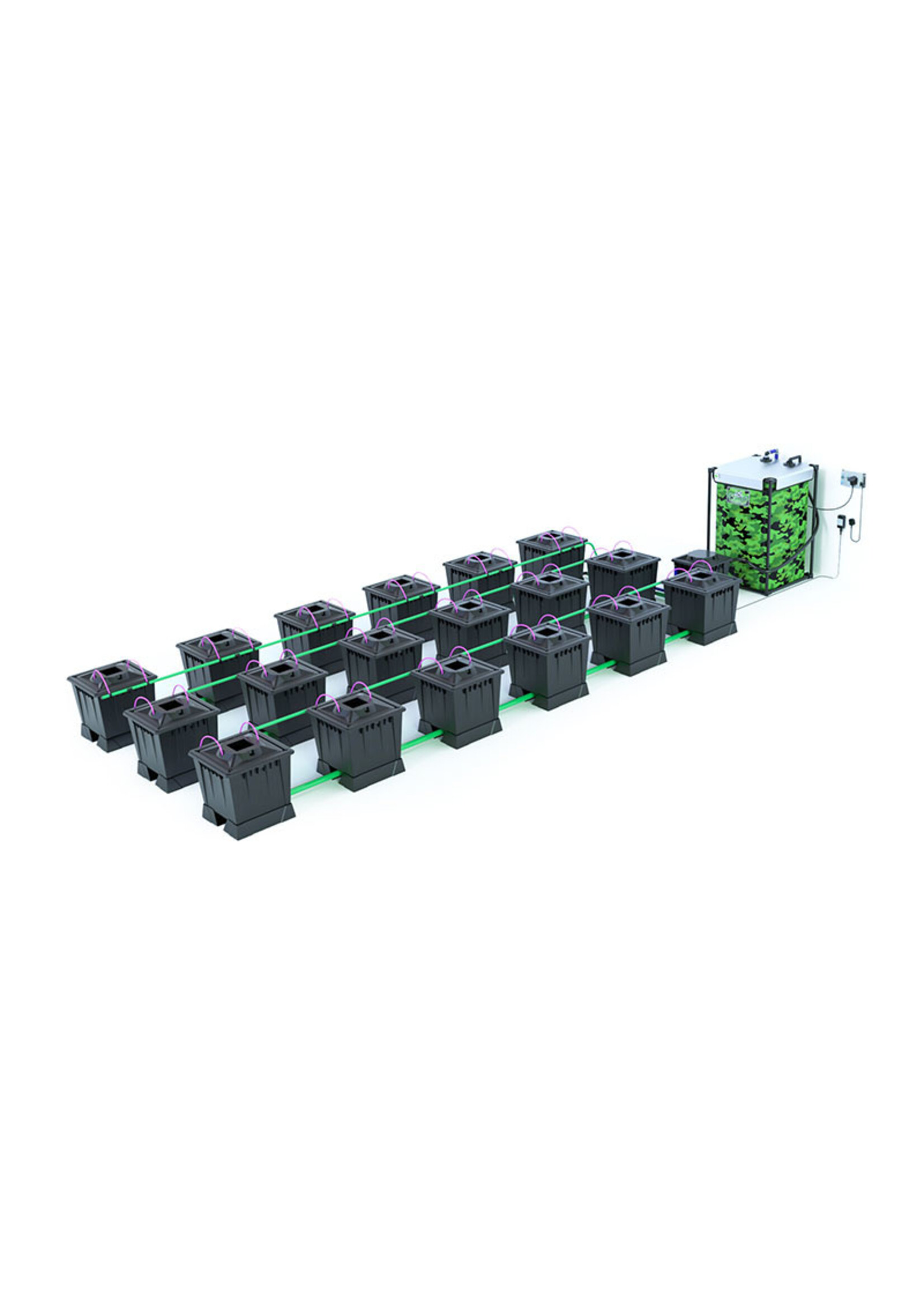 ALIEN HYDROPONICS ALIEN AERO BLACK SERIES 30L  18 POT SYSTEM