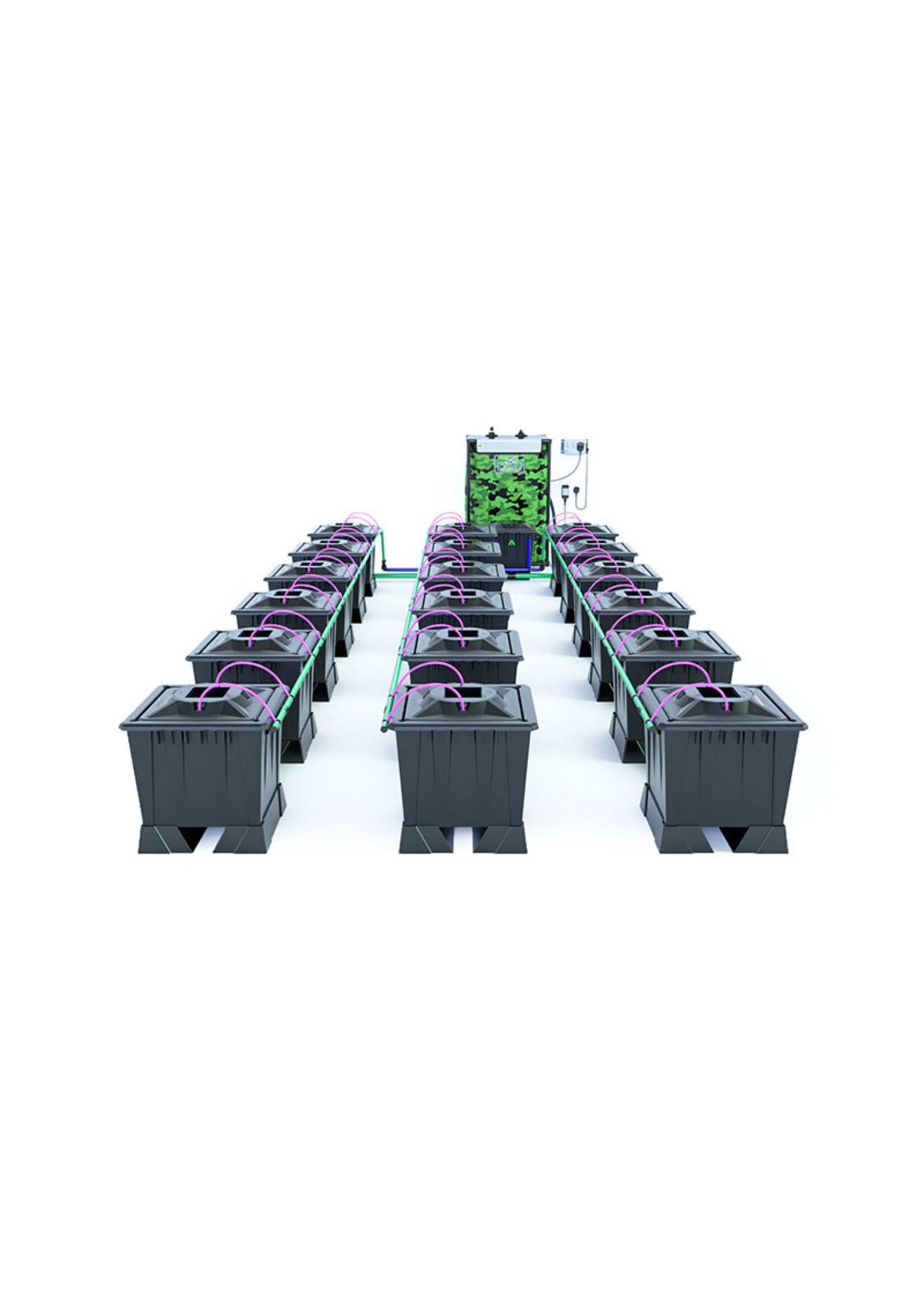 ALIEN HYDROPONICS ALIEN AERO BLACK SERIES 30L  18 POT SYSTEM