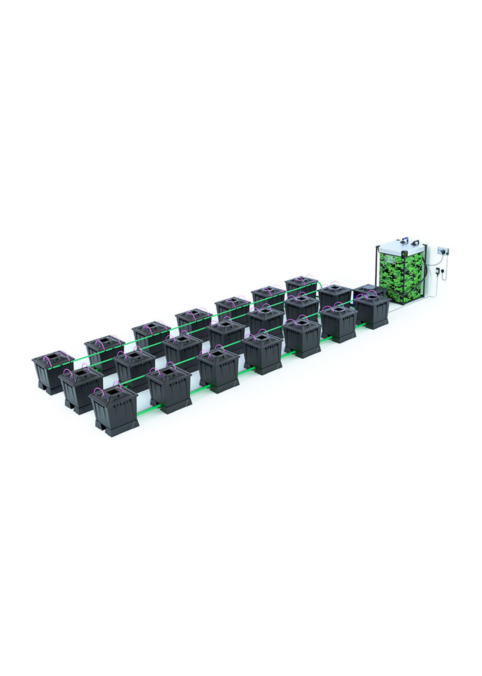 ALIEN HYDROPONICS ALIEN AERO BLACK SERIES 30L  21 POT SYSTEM