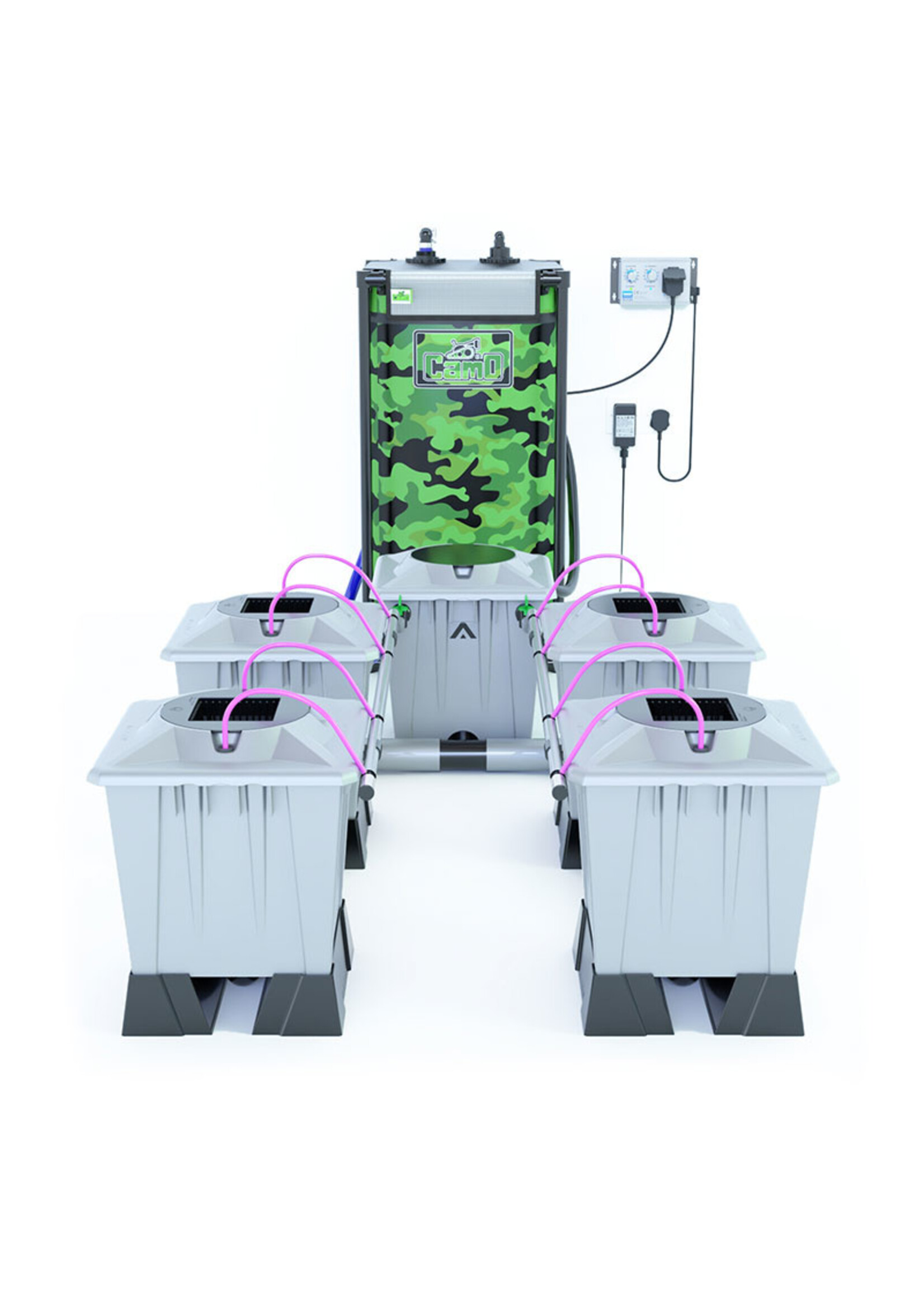 ALIEN HYDROPONICS AERO PRO SILVER SERIES 15L  4 POT SYSTEM