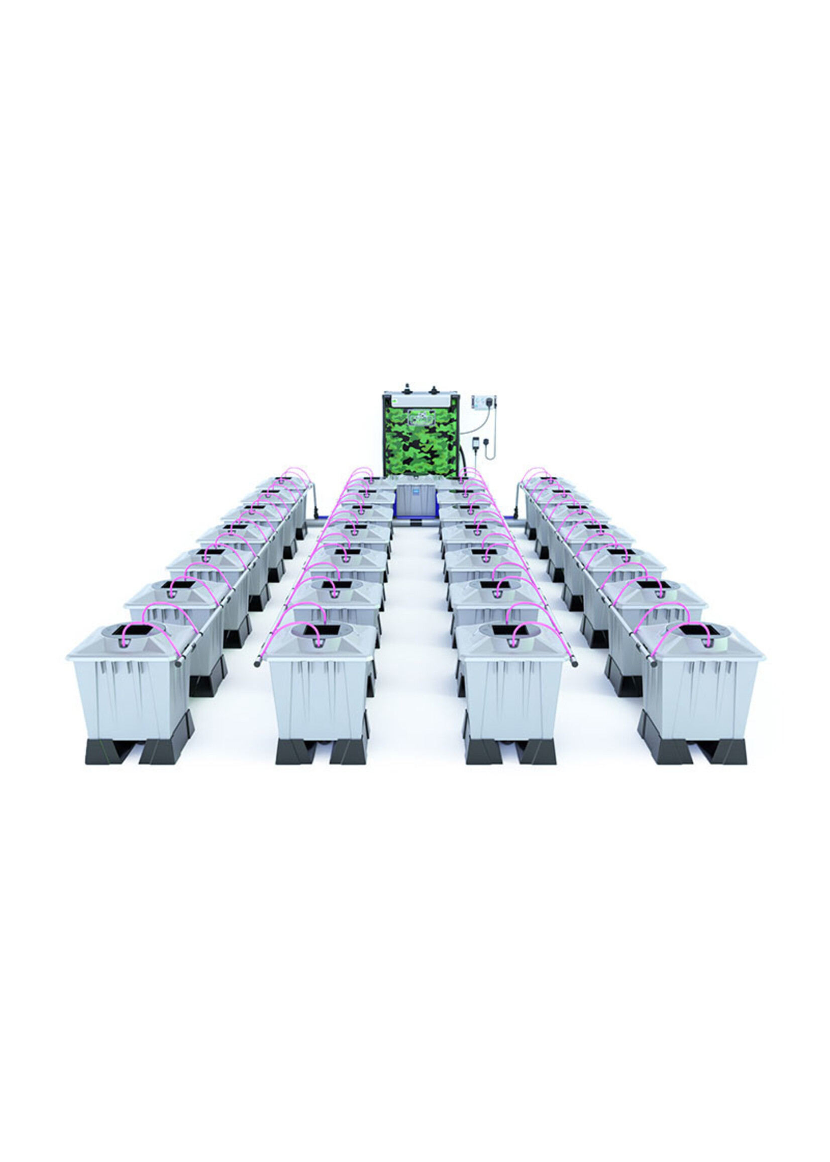 ALIEN HYDROPONICS AERO PRO SILVER SERIES 15L  28 POT SYSTEM