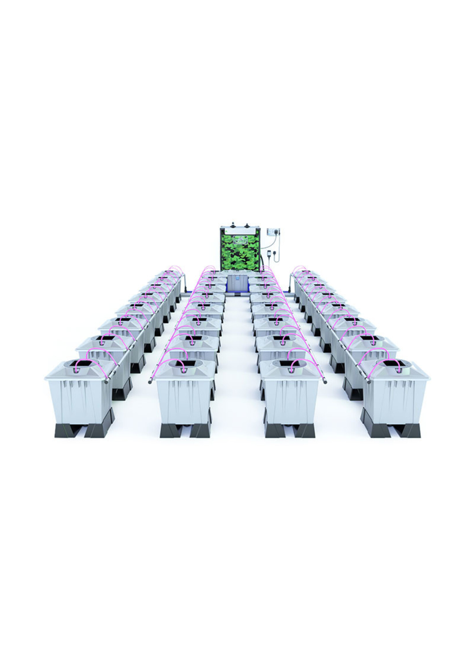 ALIEN HYDROPONICS AERO PRO SILVER SERIES 15L  32 POT SYSTEM
