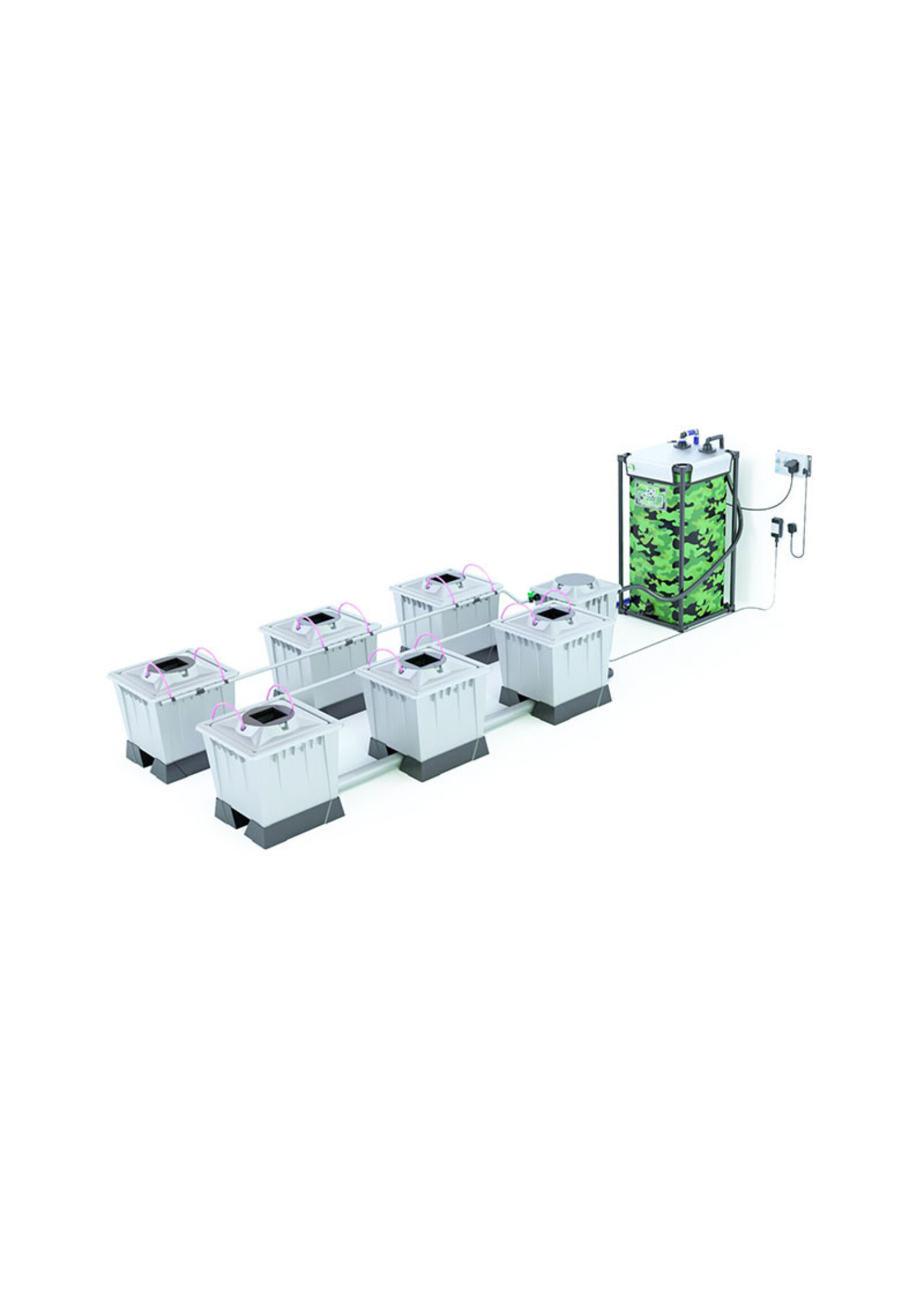 ALIEN HYDROPONICS AERO PRO SILVER SERIES 30L  6 POT SYSTEM