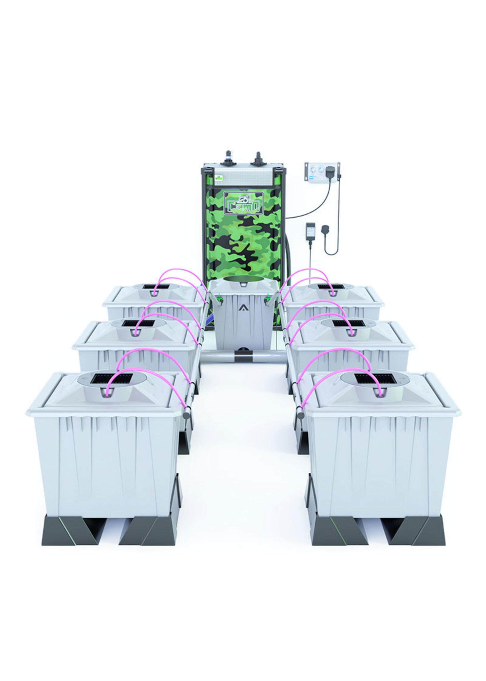 ALIEN HYDROPONICS AERO PRO SILVER SERIES 30L  6 POT SYSTEM