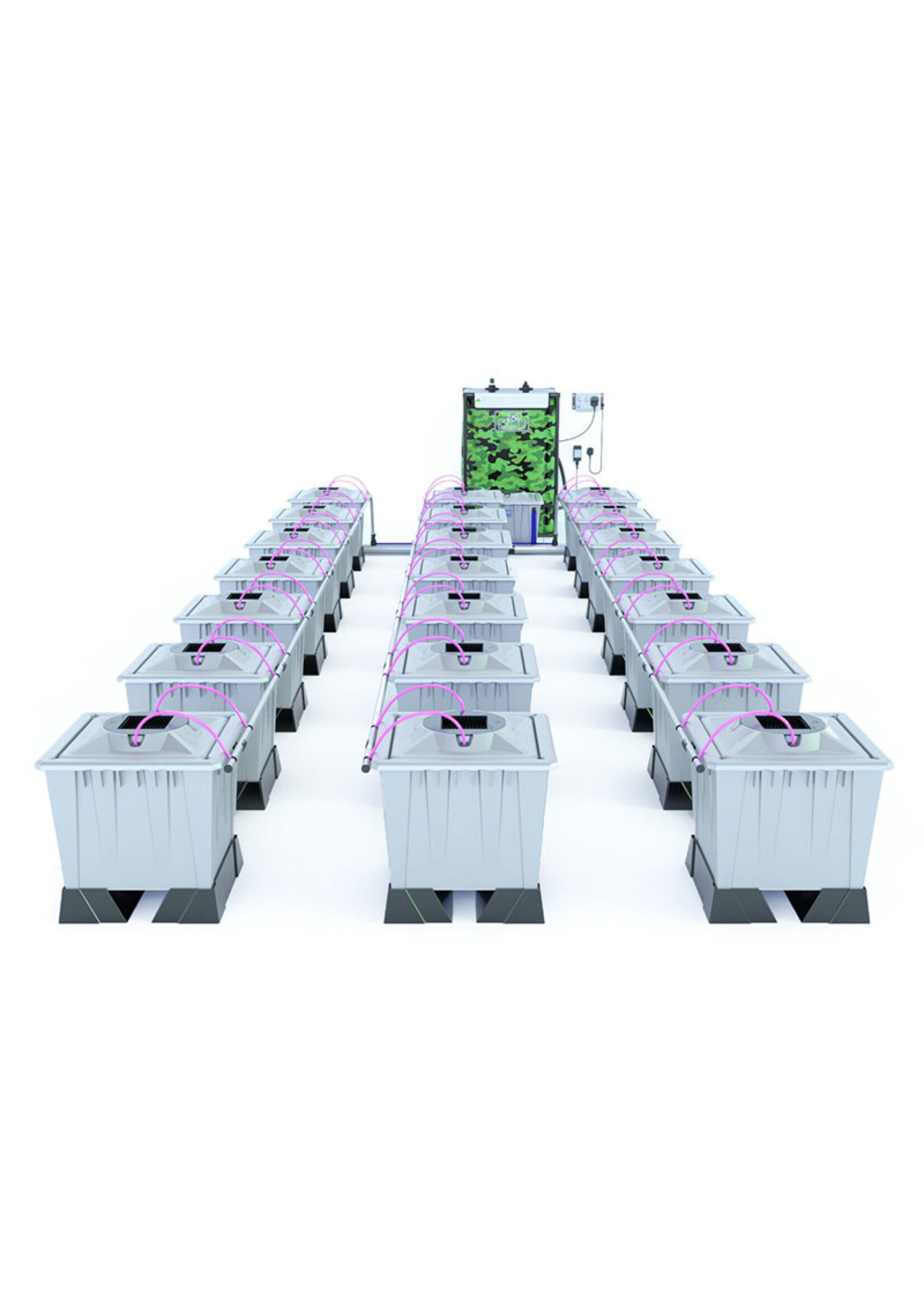 ALIEN HYDROPONICS AERO PRO SILVER SERIES 30L  21 POT SYSTEM